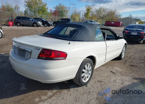 2005 Chrysler Sebring Gtc из США, поврежденный, VIN 1C3EL75R55N595651